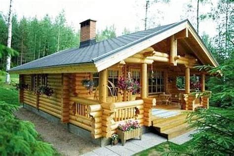 real log cabins self build.